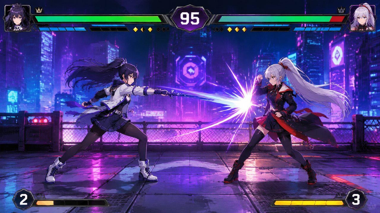 战斗女王 角色养成 画面 1